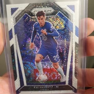 2020-21 panini prizm white sparkle prizm Kai Havertz